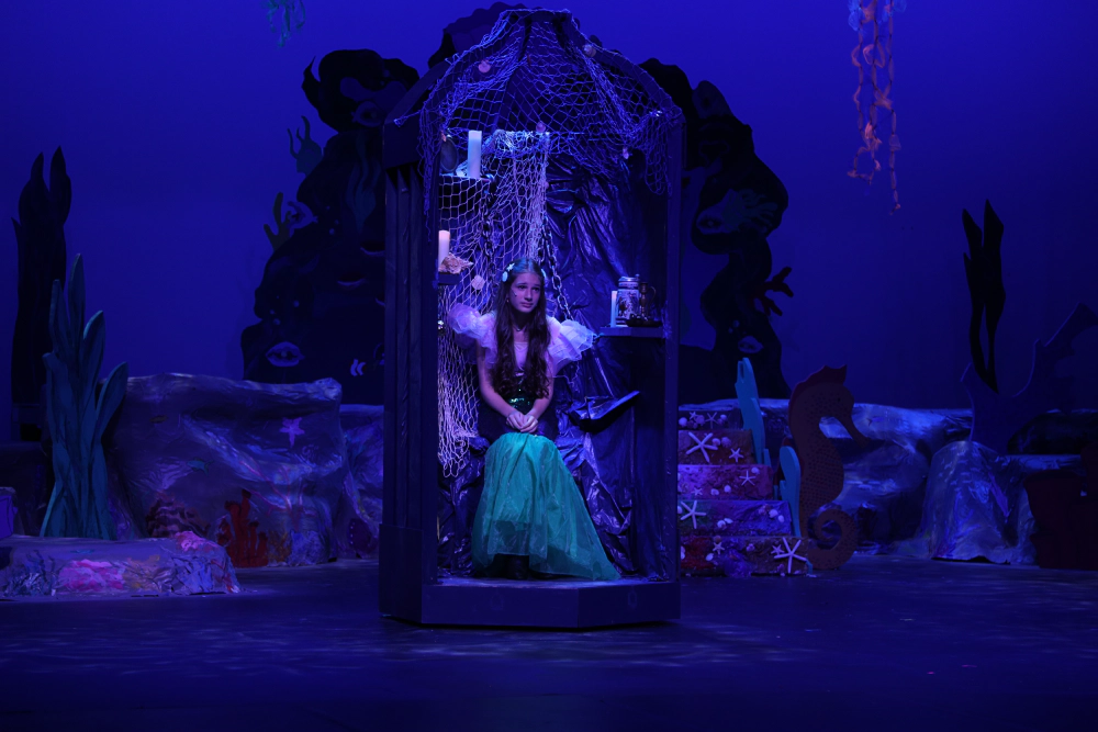 Creative Kids' The Little Mermaid Jr., 2023 | Lighting Design: Charlie Zeller | Photography: Spencer Ostrowski
