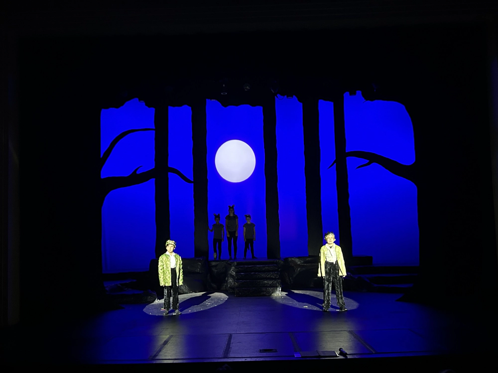Creative Kids' Into the Woods Jr, 2023| Lighting Design: Charlie Zeller | Photography: Charlie Zeller
