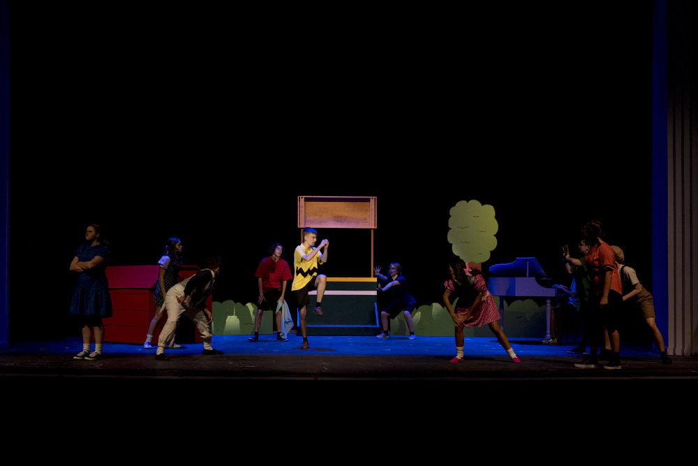 Providence Day's You're A Good Man Charlie Brown, 2022 | Lighting Design: Charlie Zeller | Photography: Mike McCarn
