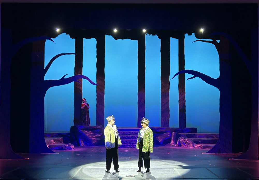 Creative Kids' Into the Woods Jr., 2023 | Lighting Design: Charlie Zeller | Photography: Charlie Zeller on a Phone
