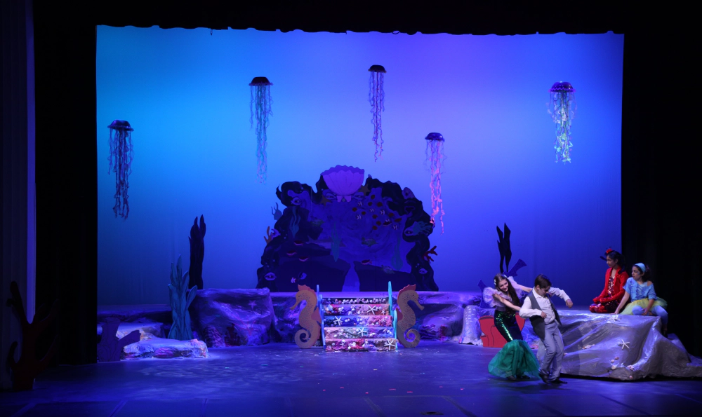 Creative Kids' The Little Mermaid Jr., 2023 | Lighting Design: Charlie Zeller | Photography: Spencer Ostrowski
