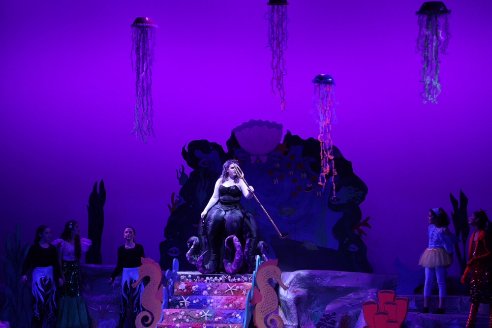 Creative Kids' The Little Mermaid Jr., 2023 | Lighting Design: Charlie Zeller | Photography: Spencer Ostrowski

